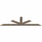 Ekena Millwork Saratoga Smooth Timber Gable Bracket, Douglas Fir, 96"W x 28"H x 1 1/2"D x 5 1/2"F, 7/12 Pitch GBW096X28X0206SAR00SDF - alternate 4